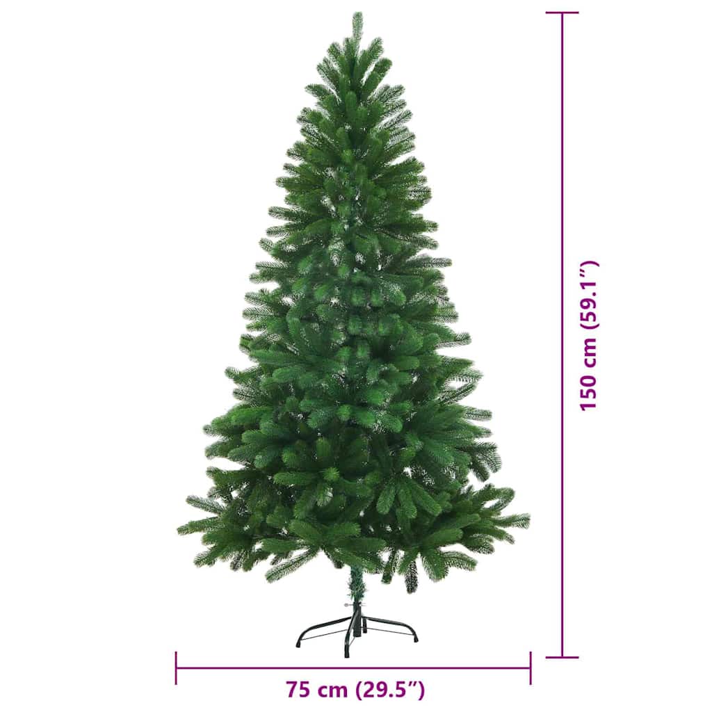 Kerstboom met 150 LED met standaard Groen 150 cm PE