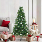 Kerstboom 150 cm groen met 150 LED en standaard