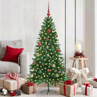 Kerstboom 150 cm groen met 150 LED en standaard