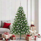 Kerstboom 180 cm groen met 300 LED en standaard