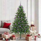Kerstboom 180 cm groen met 300 LED en standaard