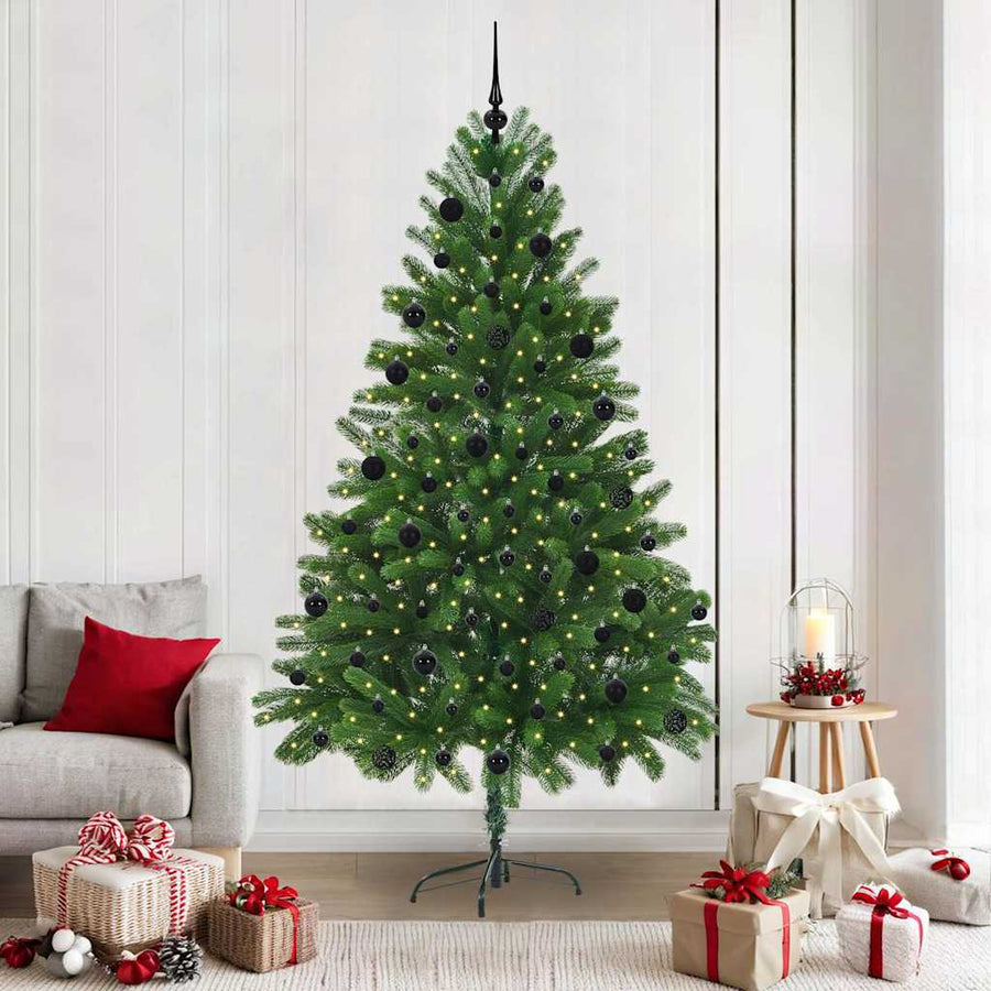 Kerstboom met 300 LED met standaard Groen 210 cm PE