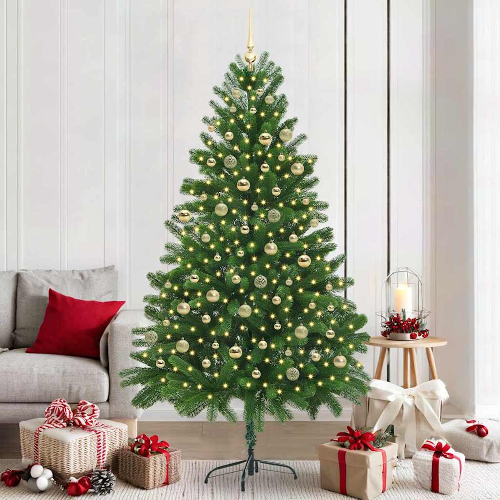Kerstboom met 300 LED met standaard Groen 210 cm PE