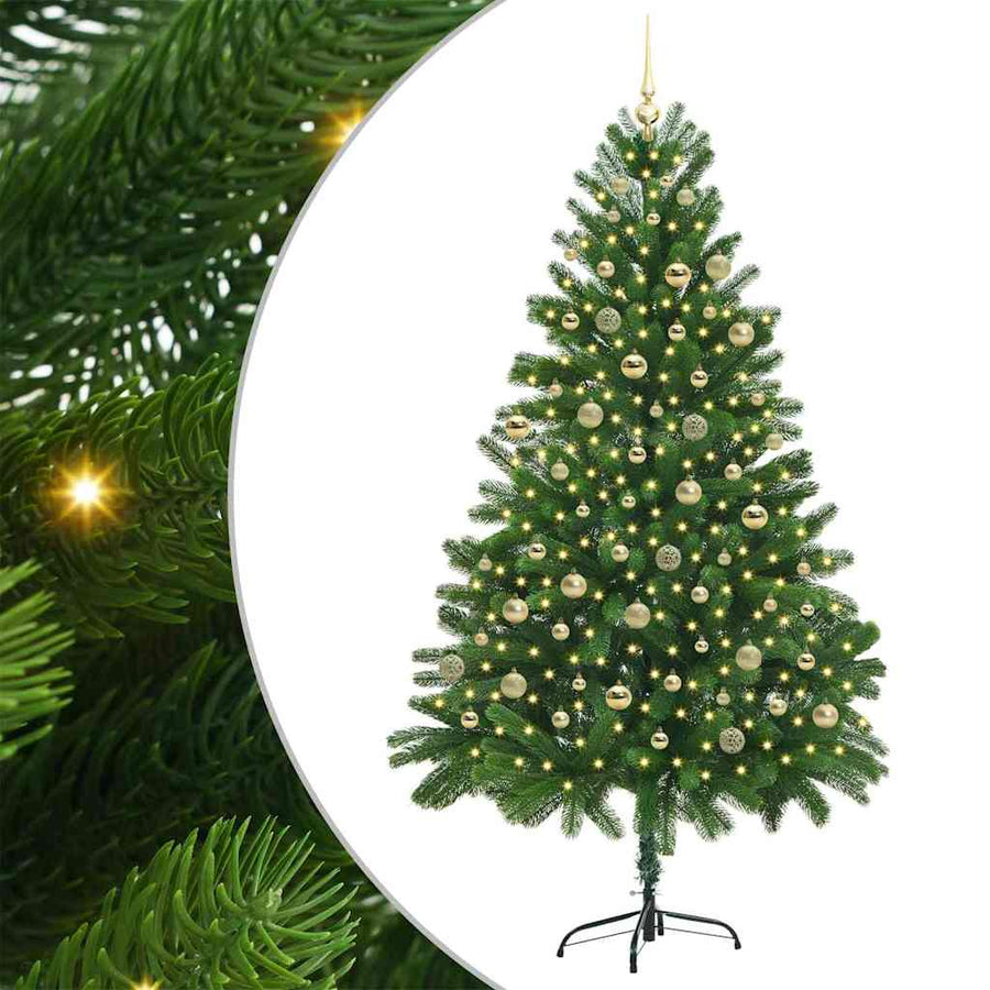 Kerstboom met 300 LED met standaard Groen 210 cm PE
