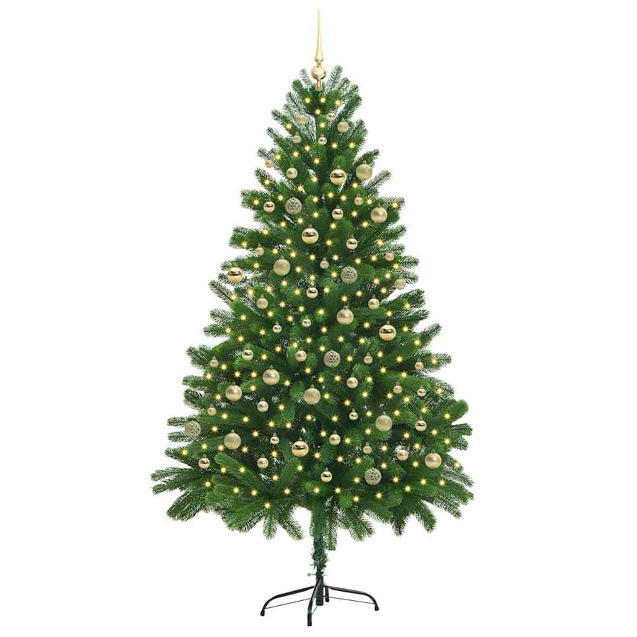 Kerstboom met 300 LED met standaard Groen 210 cm PE