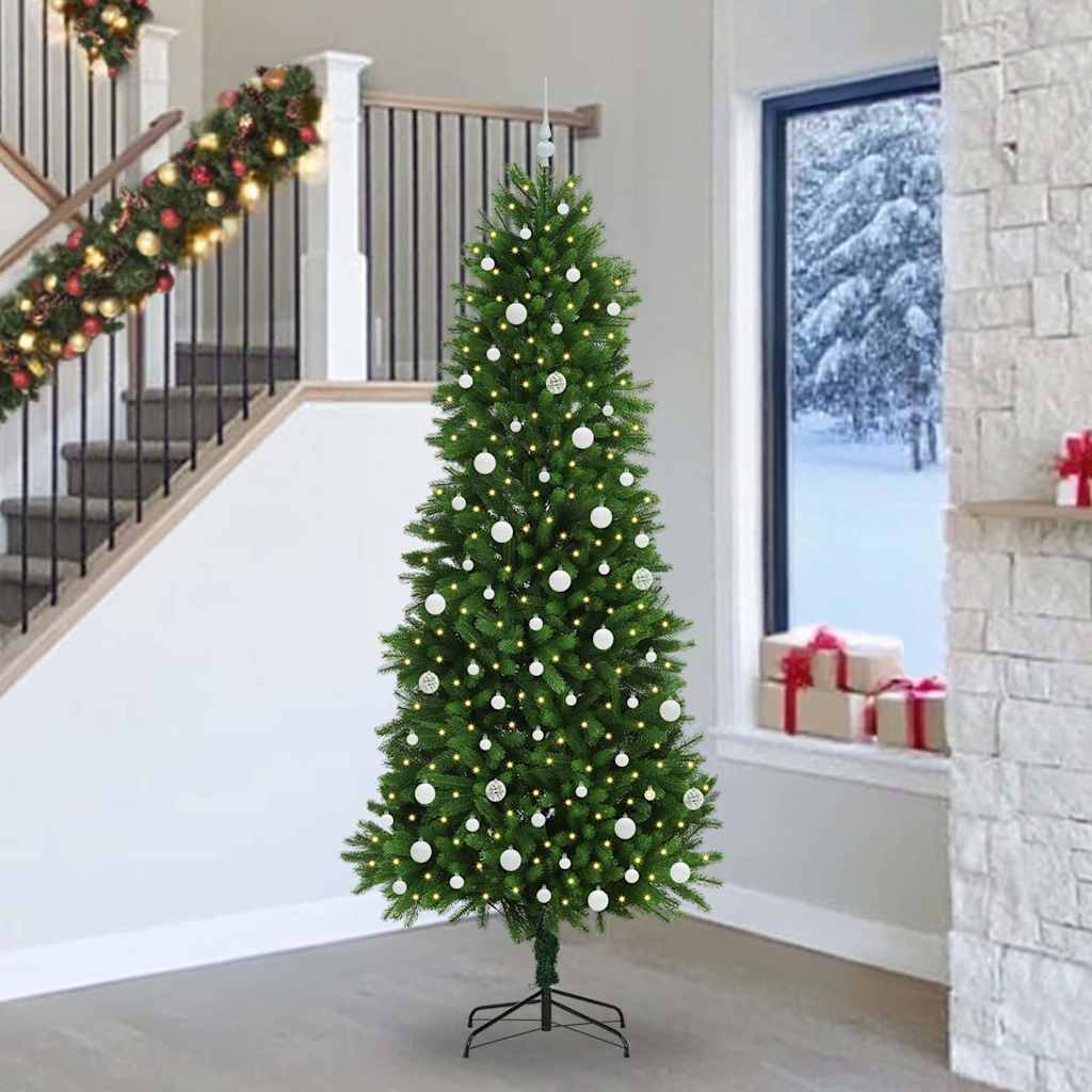 Kerstboom met 300 LED met standaard Groen 240 cm PE