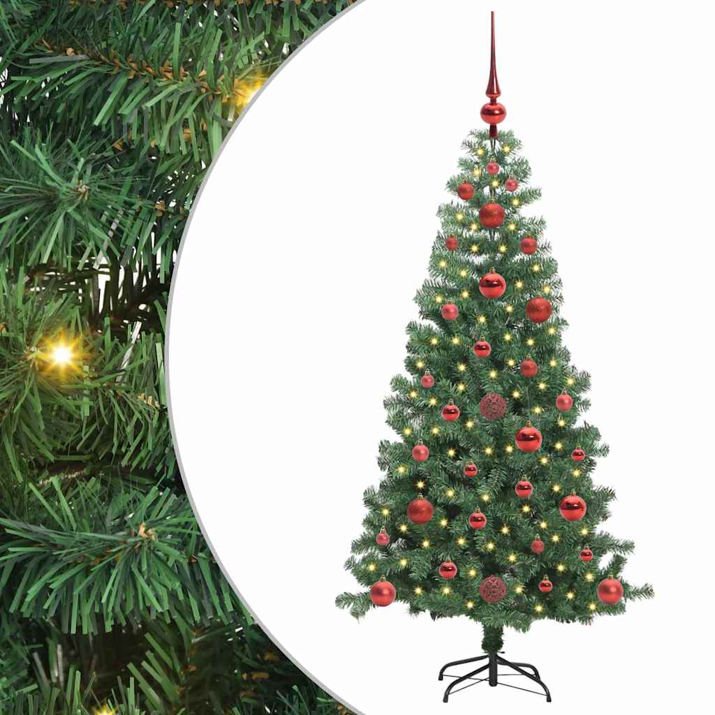 Kerstboom met 150 LED met standaard Groen 120 cm PVC