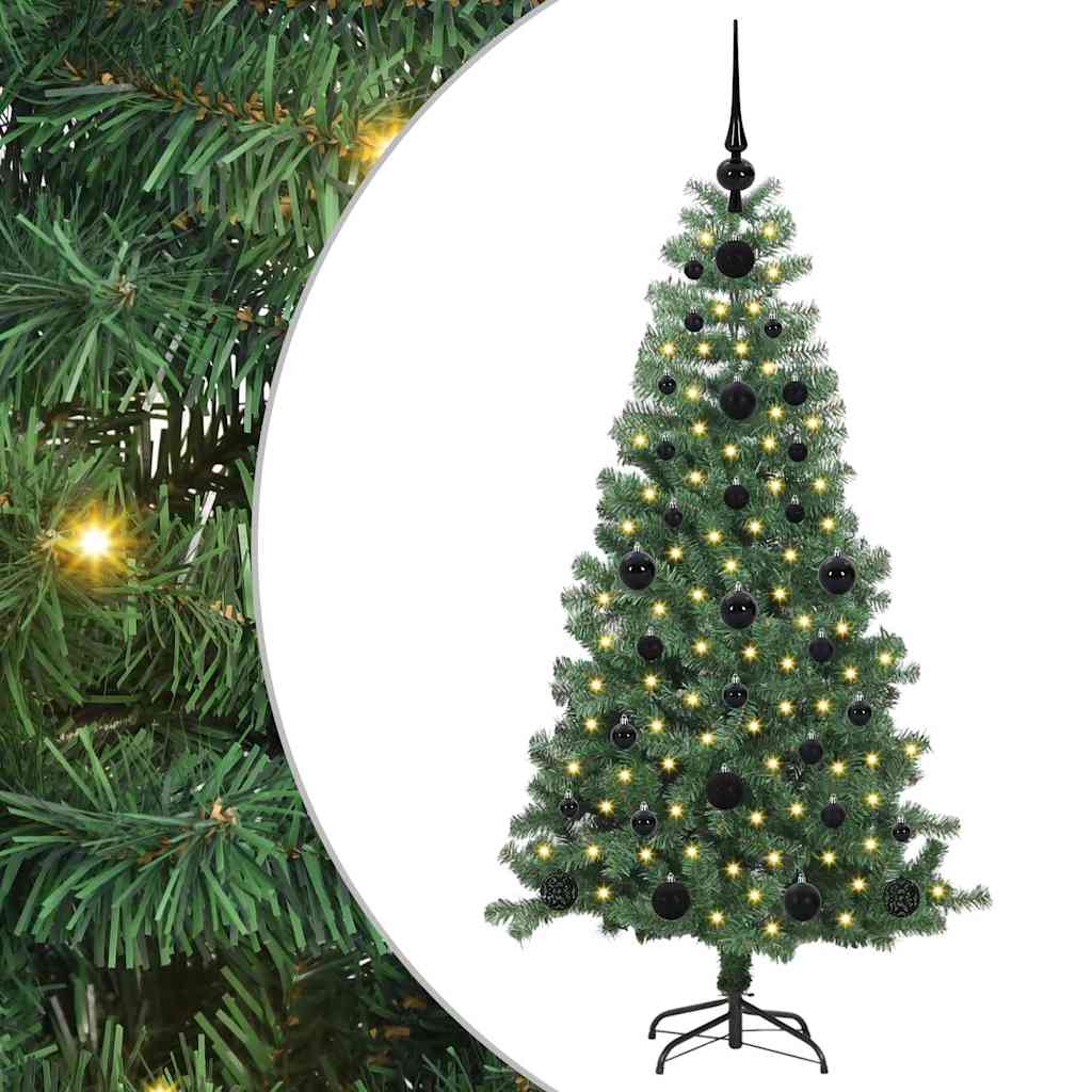 Kerstboom met 150 LED met standaard Groen 120 cm PVC