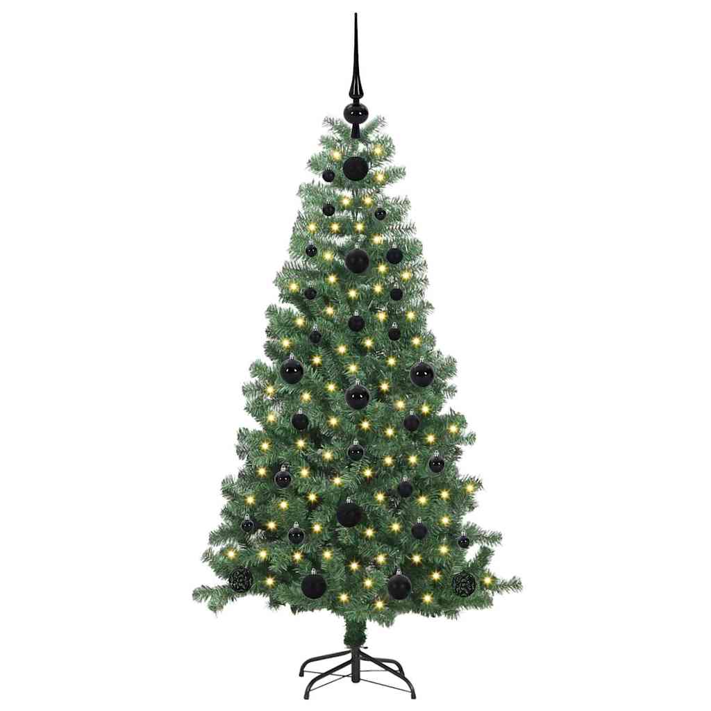 Kerstboom met 150 LED met standaard Groen 120 cm PVC