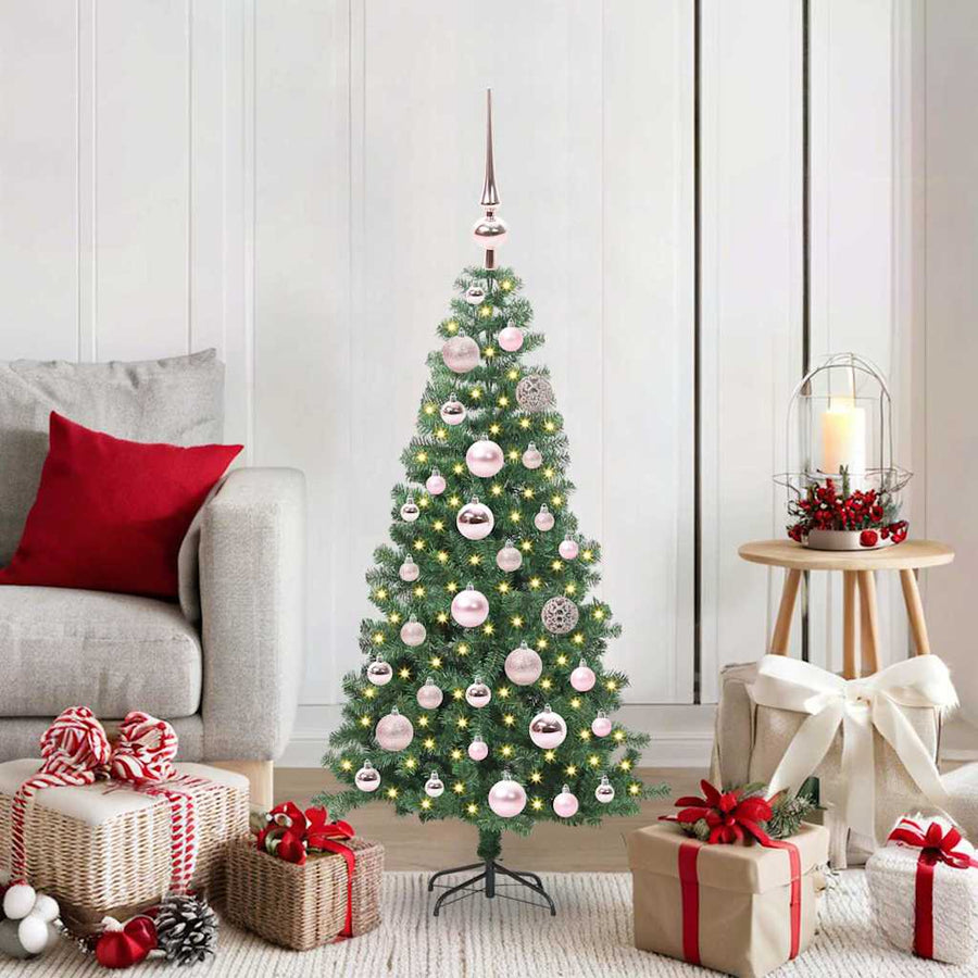 Kerstboom met 150 LED met standaard Groen 120 cm PVC