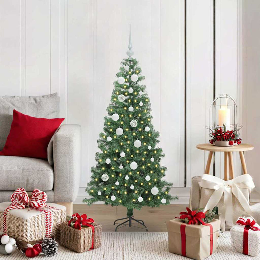 Kerstboom met 150 LED met standaard Groen 120 cm PVC