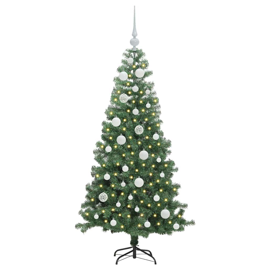 Kerstboom met 150 LED met standaard Groen 120 cm PVC