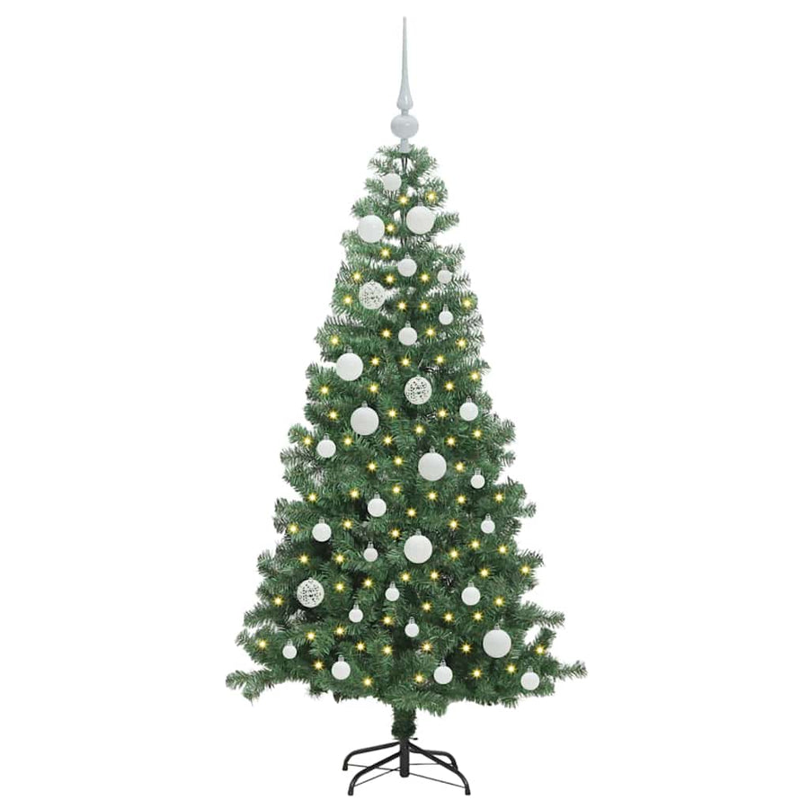 Kerstboom met 150 LED met standaard Groen 120 cm PVC