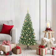 Kerstboom 120 cm groen PVC met 150 LED