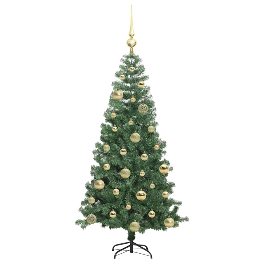 Kerstboom met 150 LED met standaard Groen 120 cm PVC
