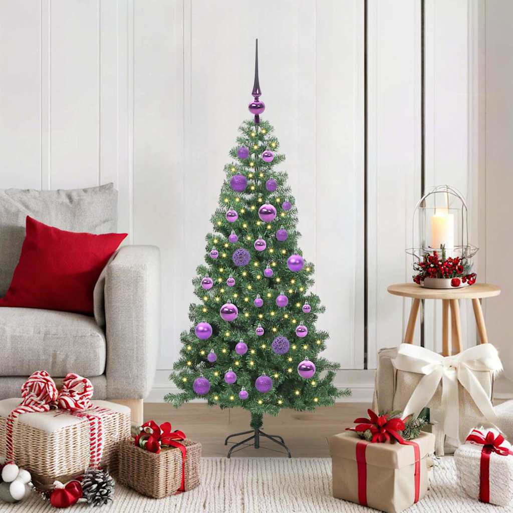 Kerstboom met 150 LED met standaard Groen 120 cm PVC