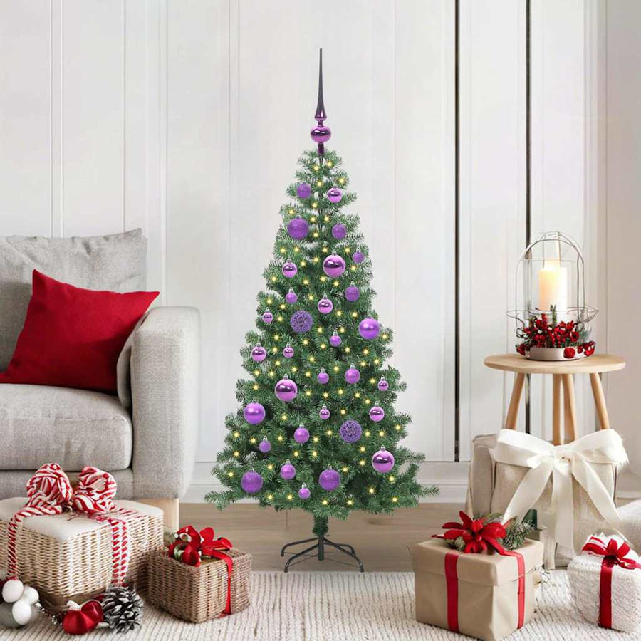 Kerstboom met 150 LED met standaard Groen 120 cm PVC