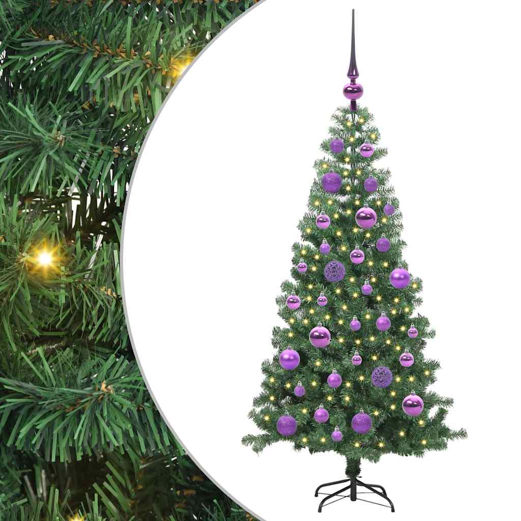 Kerstboom met 150 LED met standaard Groen 120 cm PVC