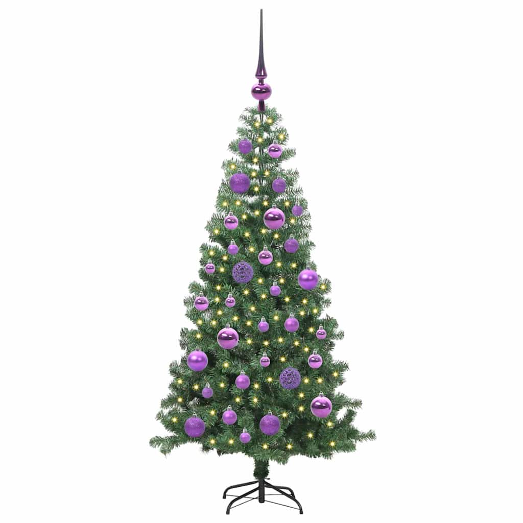 Kerstboom met 150 LED met standaard Groen 120 cm PVC