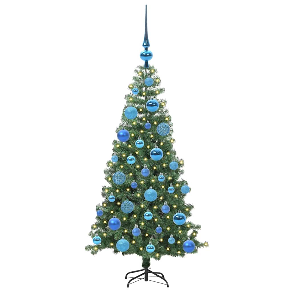 Kerstboom met 150 LED met standaard Groen 120 cm PVC