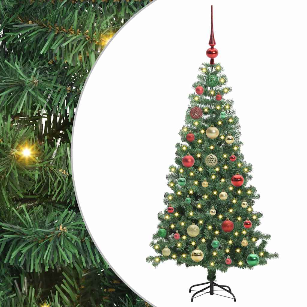 Kerstboom met 150 LED met standaard Groen 120 cm PVC
