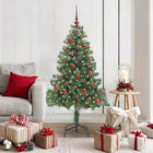 Christmas tree with 150 LED with stand Green 150 cm PVC