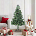 Kerstboom 150 cm groen met 150 LED en standaard