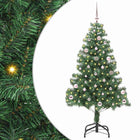 Christmas tree with 150 LEDs with stand Green 150 cm PVC