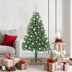 Kerstboom 150 cm groen met 150 LED en standaard