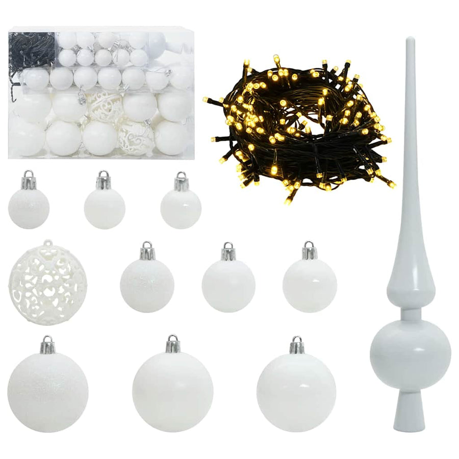 Kerstboom met 150 LED met standaard Groen 150 cm PVC
