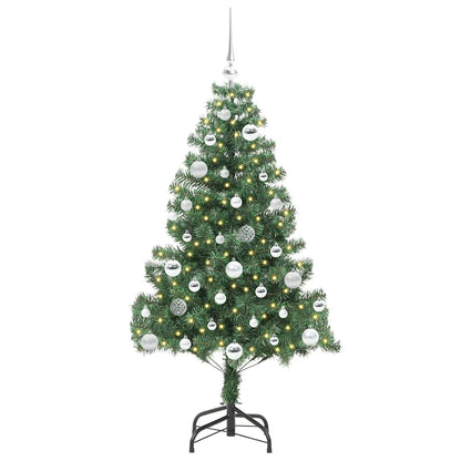 Kerstboom met 150 LED met standaard Groen 150 cm PVC