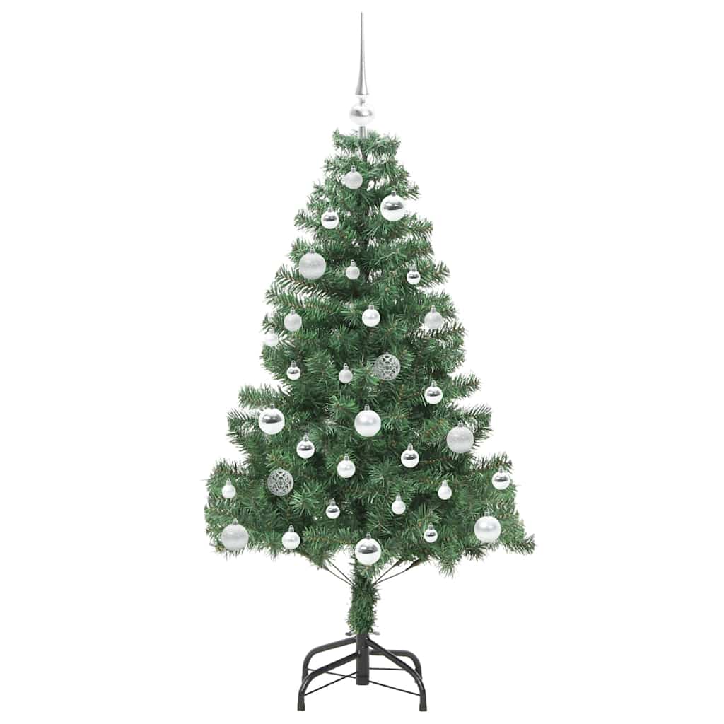 Kerstboom met 150 LED met standaard Groen 150 cm PVC