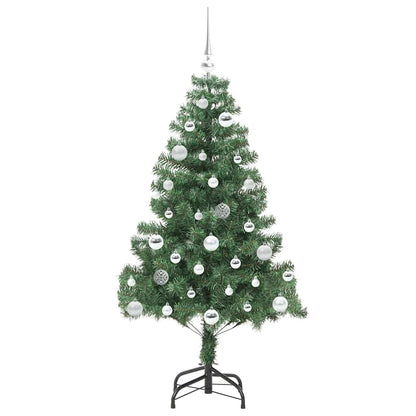 Kerstboom met 150 LED met standaard Groen 150 cm PVC