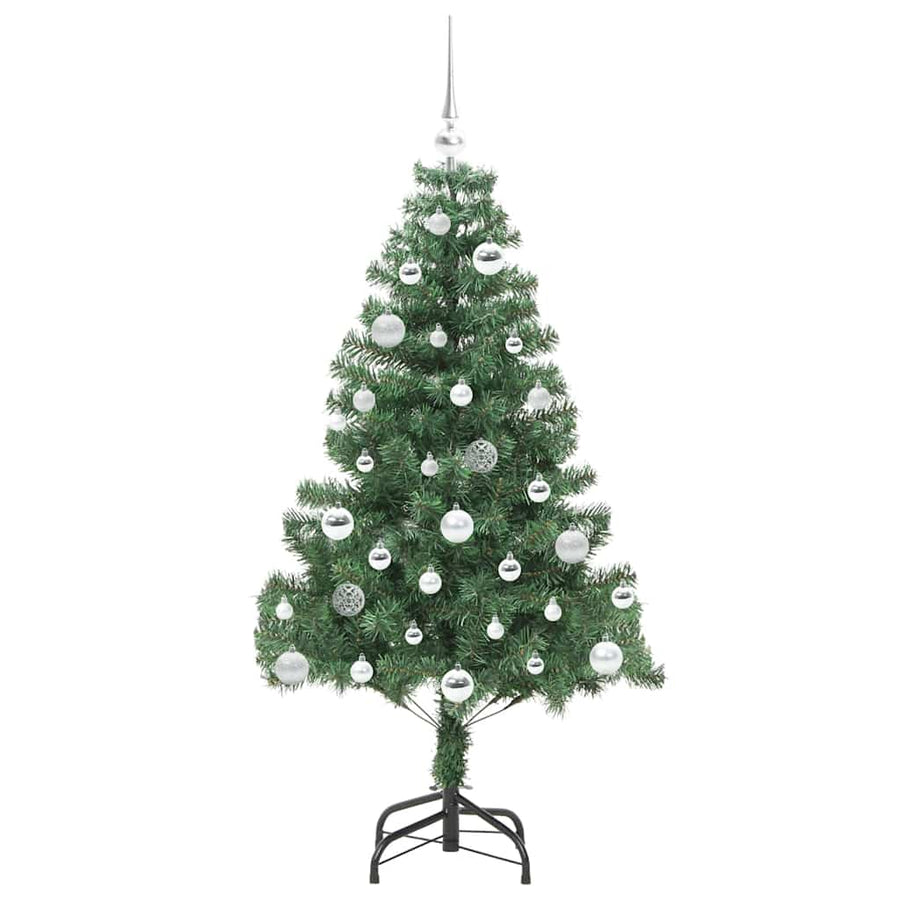 Kerstboom met 150 LED met standaard Groen 150 cm PVC