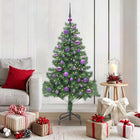 Kerstboom 150 cm groen met 150 LED en standaard