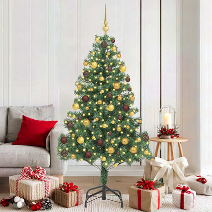 Kerstboom met 300 LED met standaard Groen 180 cm PVC
