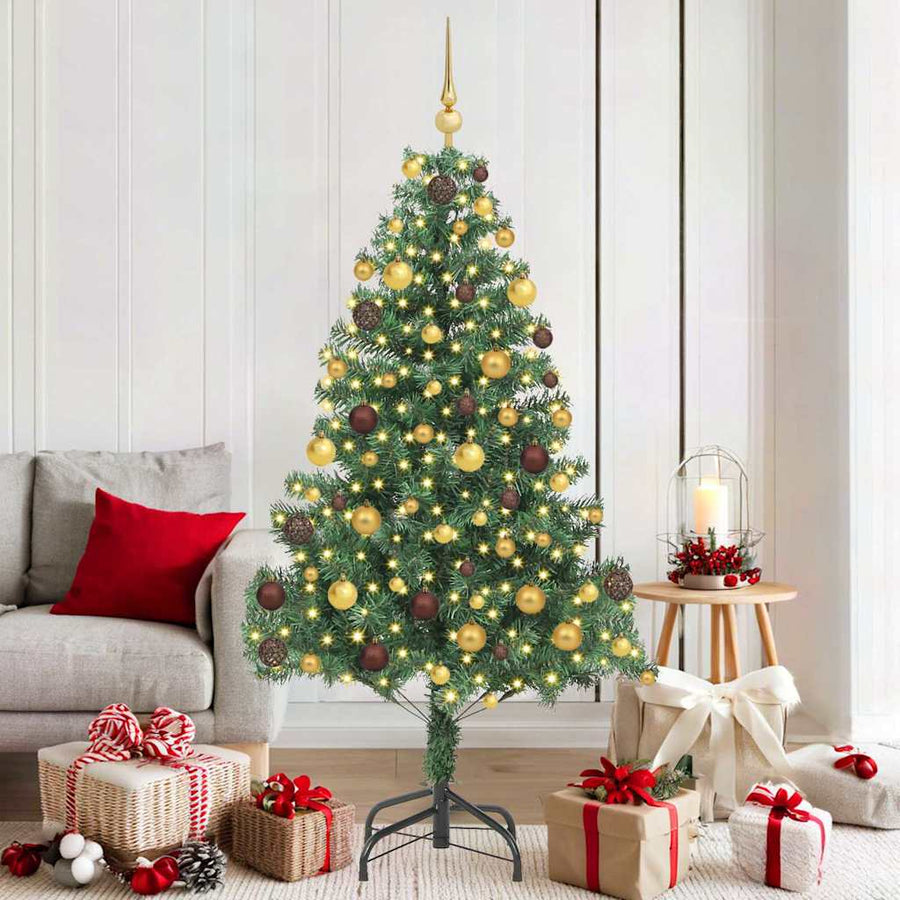 Kerstboom met 300 LED met standaard Groen 180 cm PVC