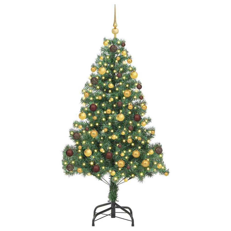 Kerstboom met 300 LED met standaard Groen 180 cm PVC