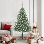Kerstboom 180 cm groen PVC met 300 LED