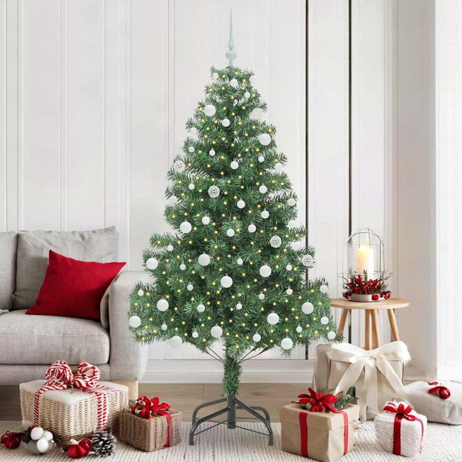 Kerstboom met 300 LED met standaard Groen 180 cm PVC