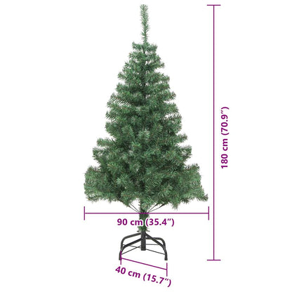 Kerstboom met 300 LED met standaard Groen 180 cm PVC