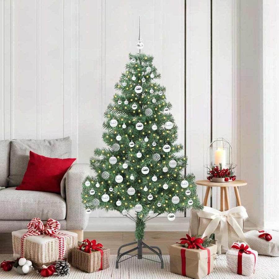 Kerstboom met 300 LED met standaard Groen 180 cm PVC