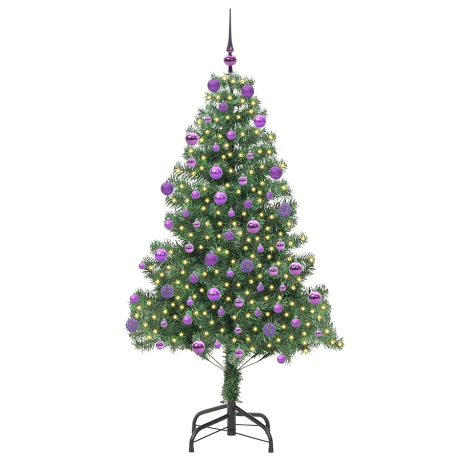 Kerstboom met 300 LED met standaard Groen 180 cm PVC