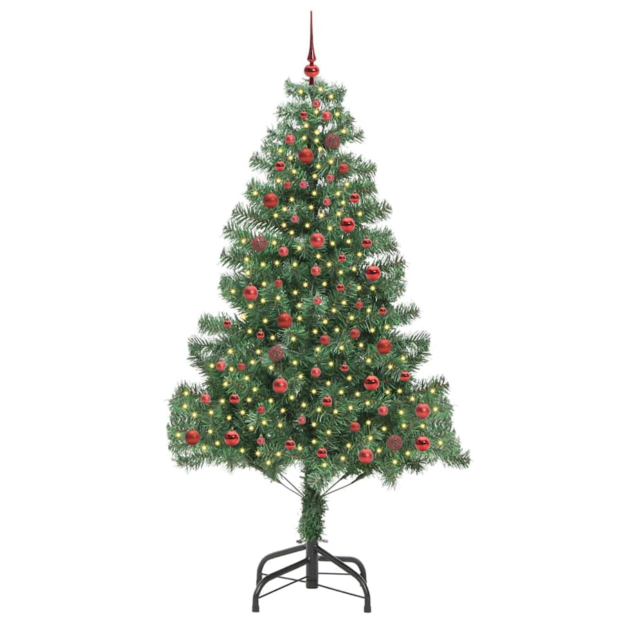 Kerstboom met 300 LED met standaard Groen 210 cm PVC