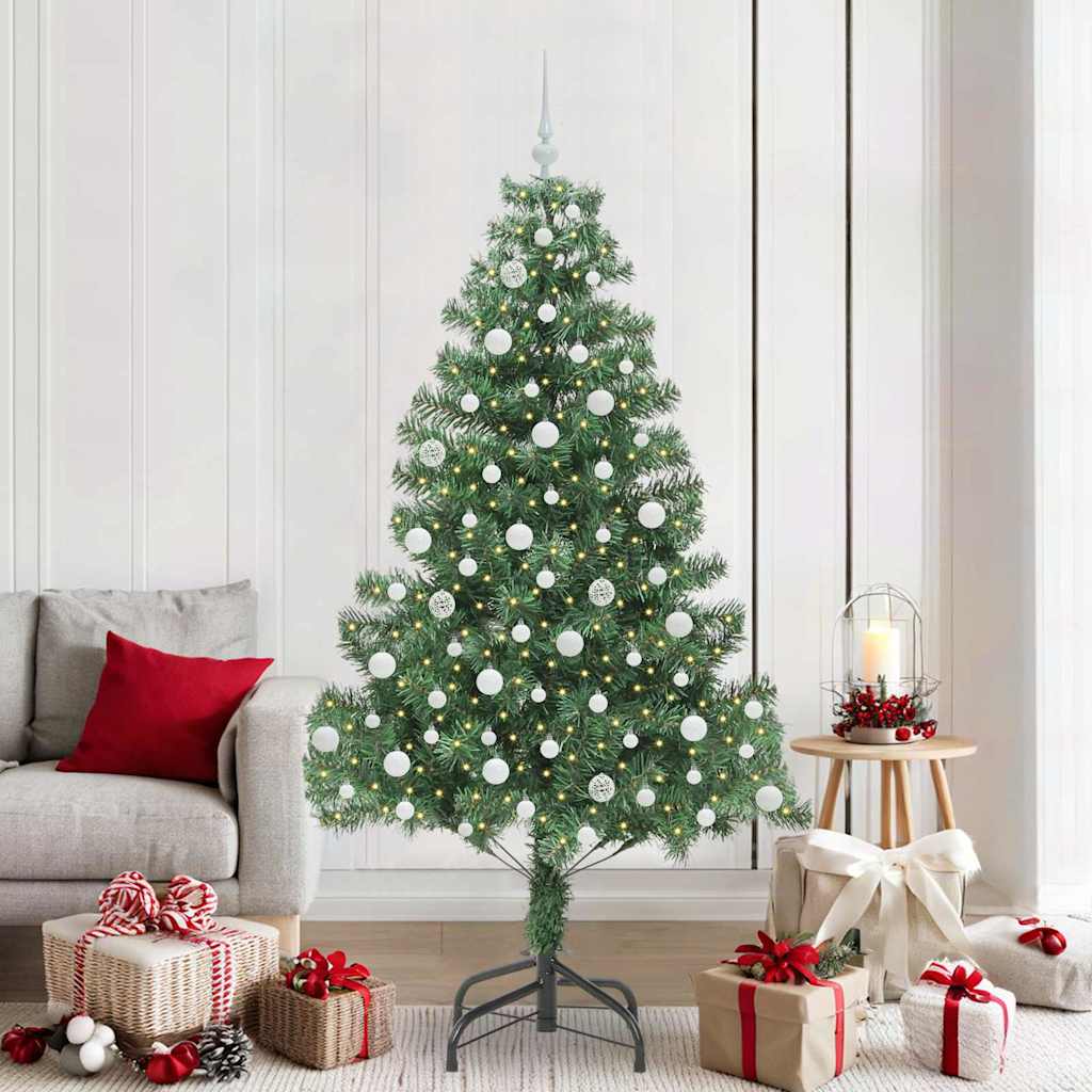 Kerstboom met 300 LED met standaard Groen 210 cm PVC