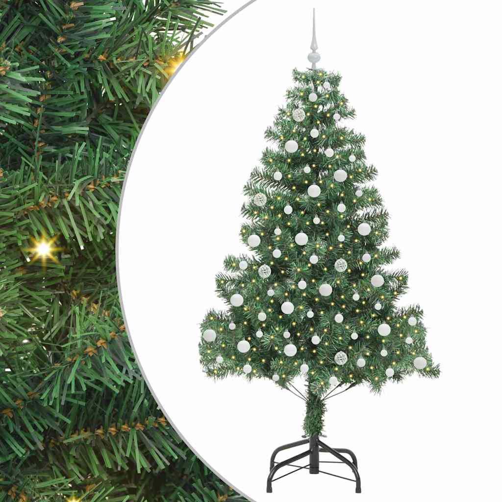 Kerstboom met 300 LED met standaard Groen 210 cm PVC