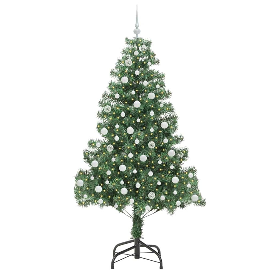 Kerstboom met 300 LED met standaard Groen 210 cm PVC