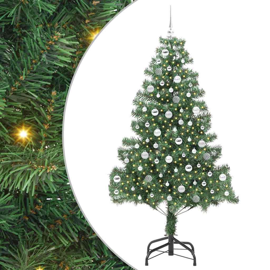 Kerstboom met 300 LED met standaard Groen 210 cm PVC