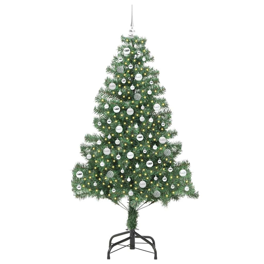 Kerstboom met 300 LED met standaard Groen 210 cm PVC