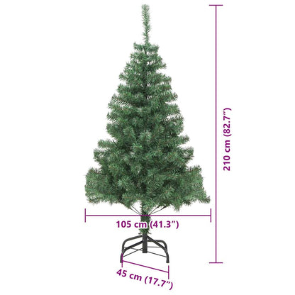 Kerstboom met 300 LED met standaard Groen 210 cm PVC